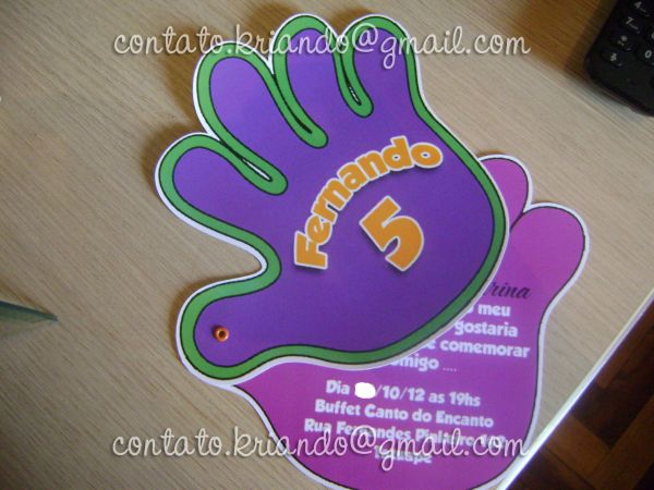 Convite Hi 5